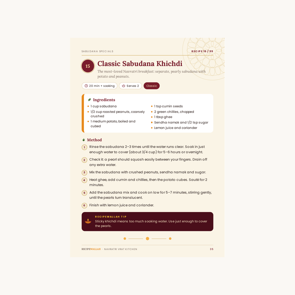 Navratri Vrat Kitchen – 99 Upvas Recipes (No Onion, No Garlic)