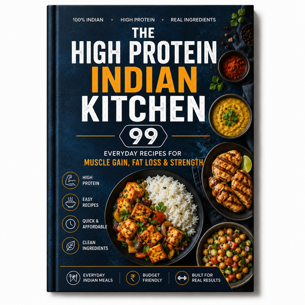 The High Protein Indian Kitchen – 99 Recipes | Only ₹99