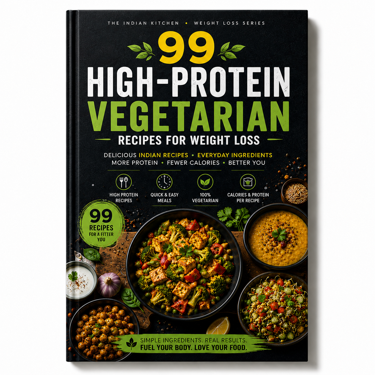 Weight Loss 99 High-Protein Vegetarian Recipes - Only ₹199