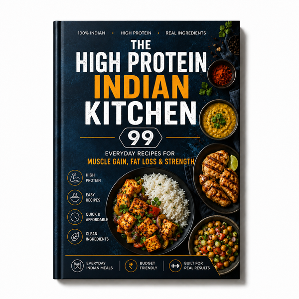 The High Protein Indian Kitchen – 99 Recipes | Only ₹199