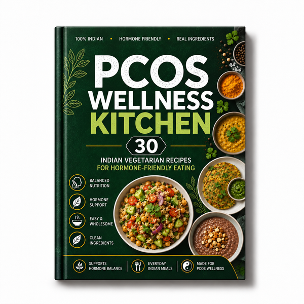 PCOS Wellness Kitchen – 30 Indian Vegetarian Recipes