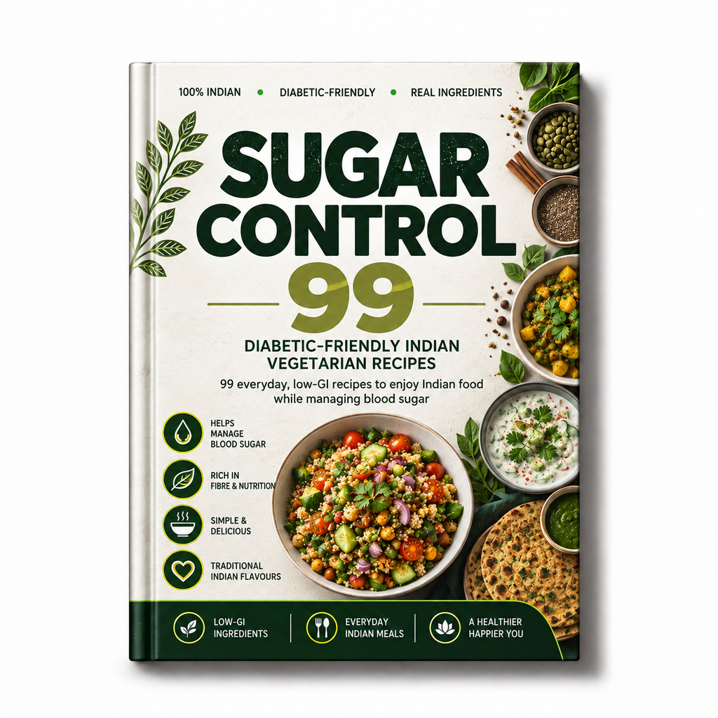 Sugar Control 99 – Diabetic-Friendly Indian Vegetarian Recipes