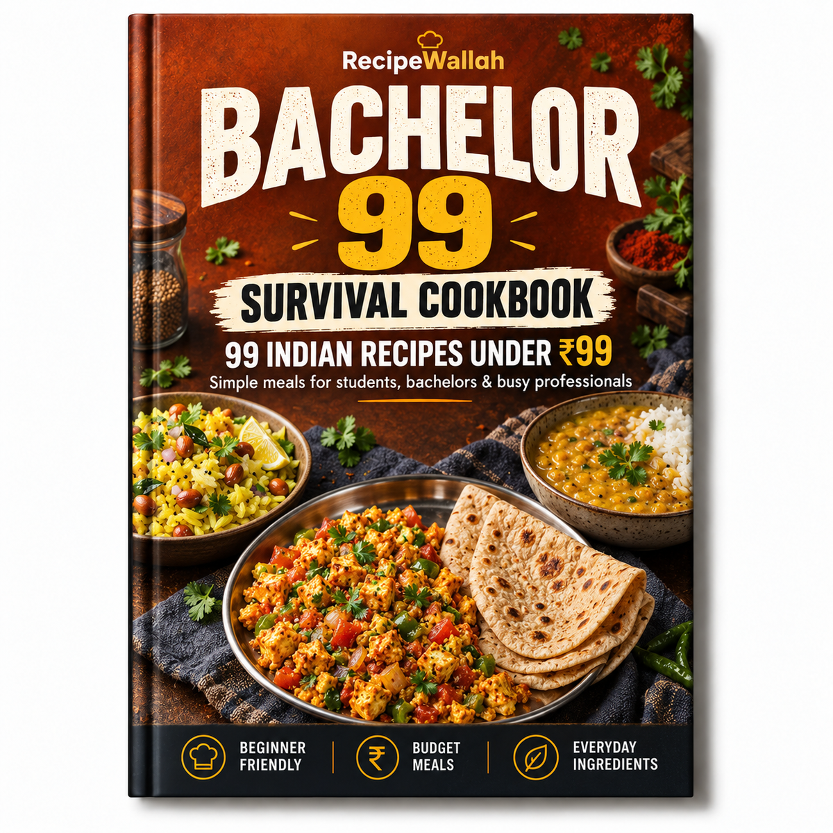 Bachelor 99 Survival Cookbook - RecipeWallah